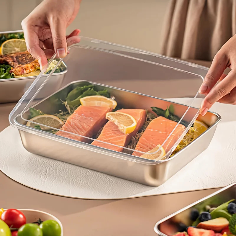 3pcs Stainless Steel Food Cont - Food Storage Camping avis et prix