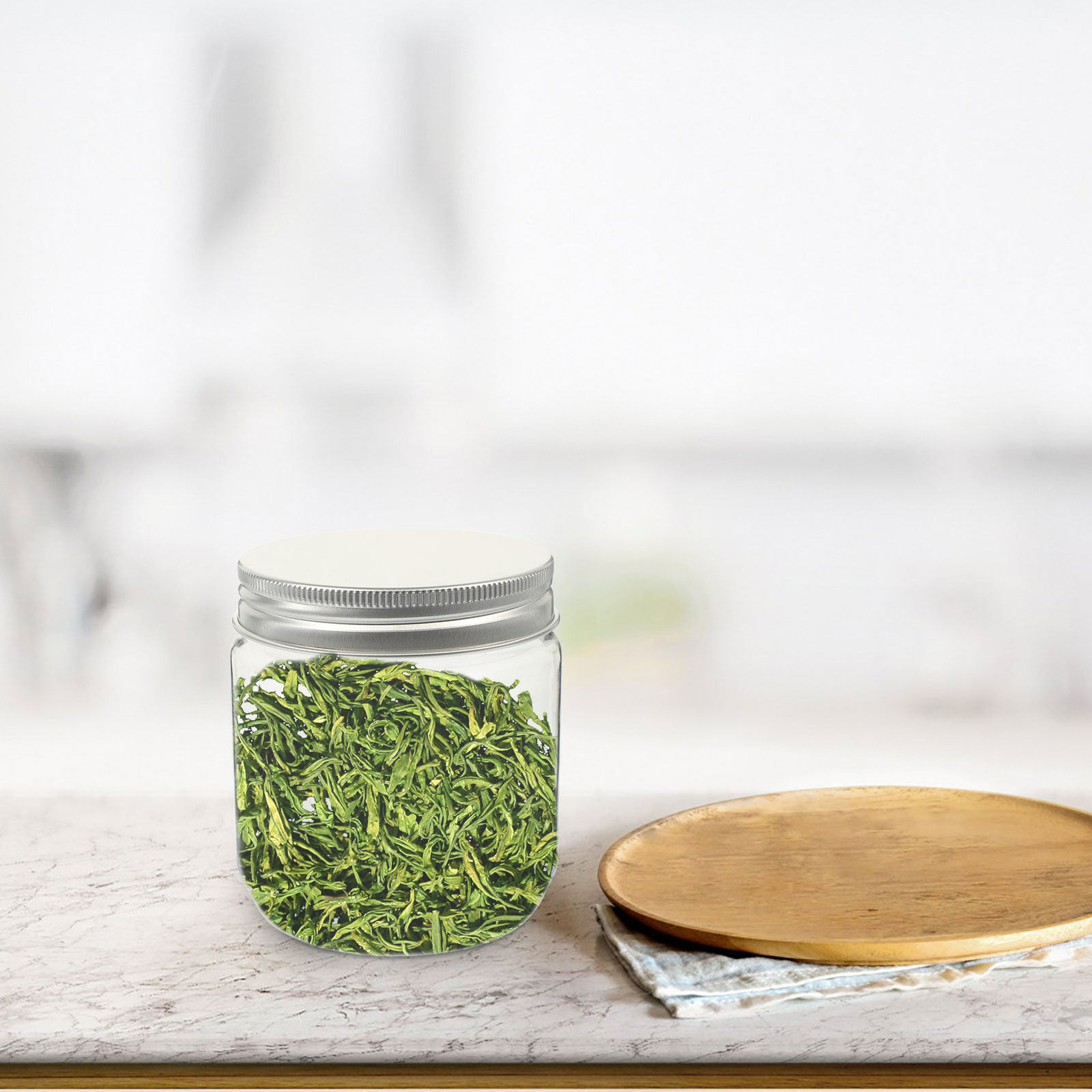 4Pcs Food Grade Airtight Clear - Food Storage Jars Plastic avis et prix