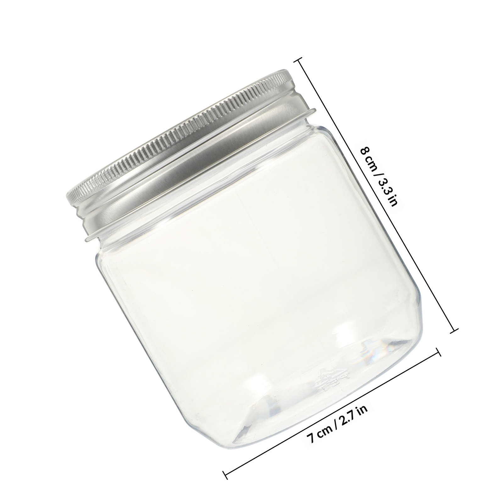 4Pcs Food Grade Airtight Clear - Food Storage Jars Plastic avis et prix