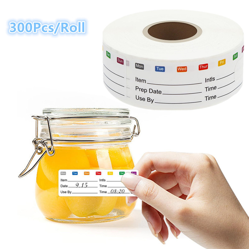 300Pcs/Roll Kitchen Date Food  - Food Storage Expiration Dates avis et prix