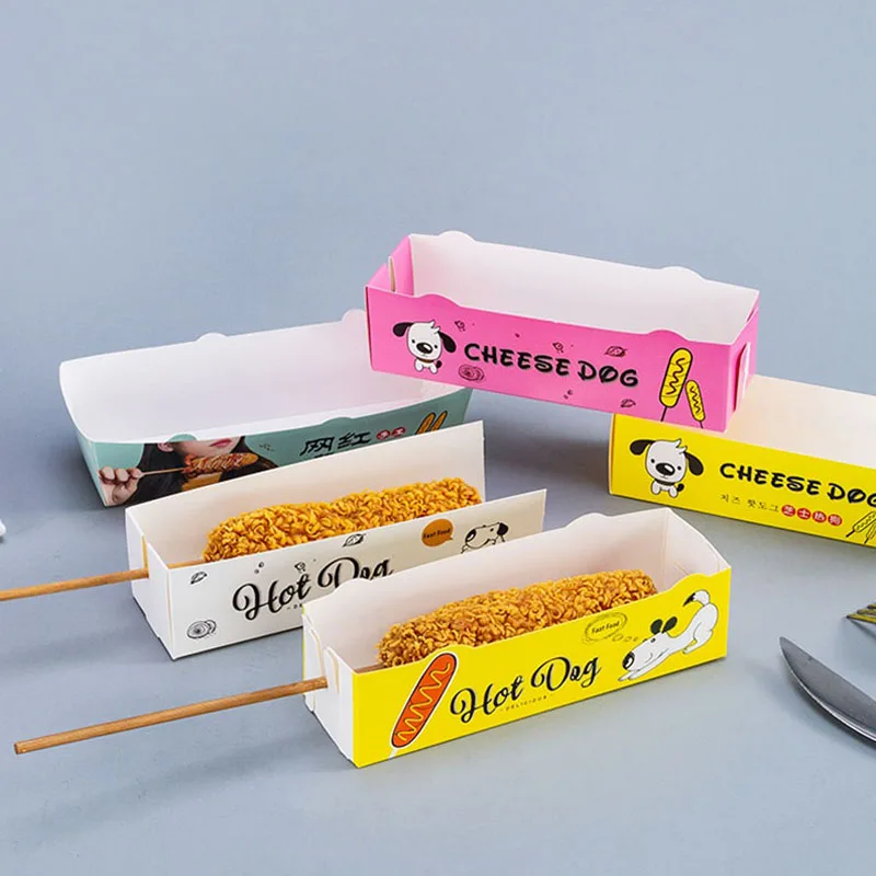 100pcs Hot Dog Packaging Box P - Food Storage Restaurant avis et prix