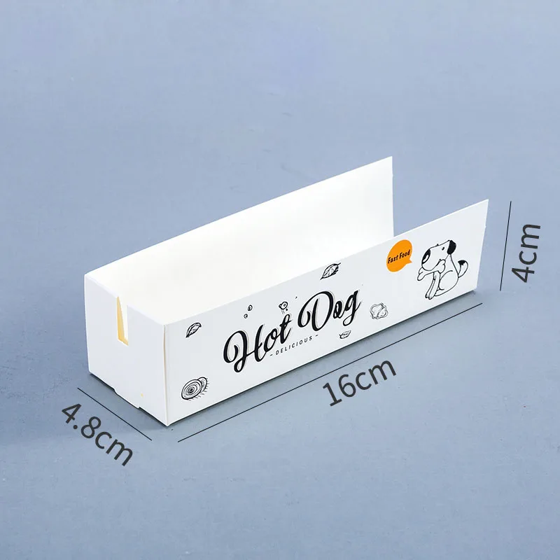 100pcs Hot Dog Packaging Box P - Food Storage Restaurant avis et prix