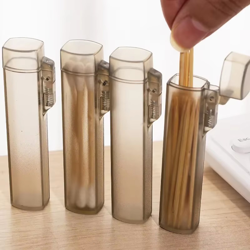 Portable Toothpick Case 1/2pcs - Food Storage Restaurant avis et prix