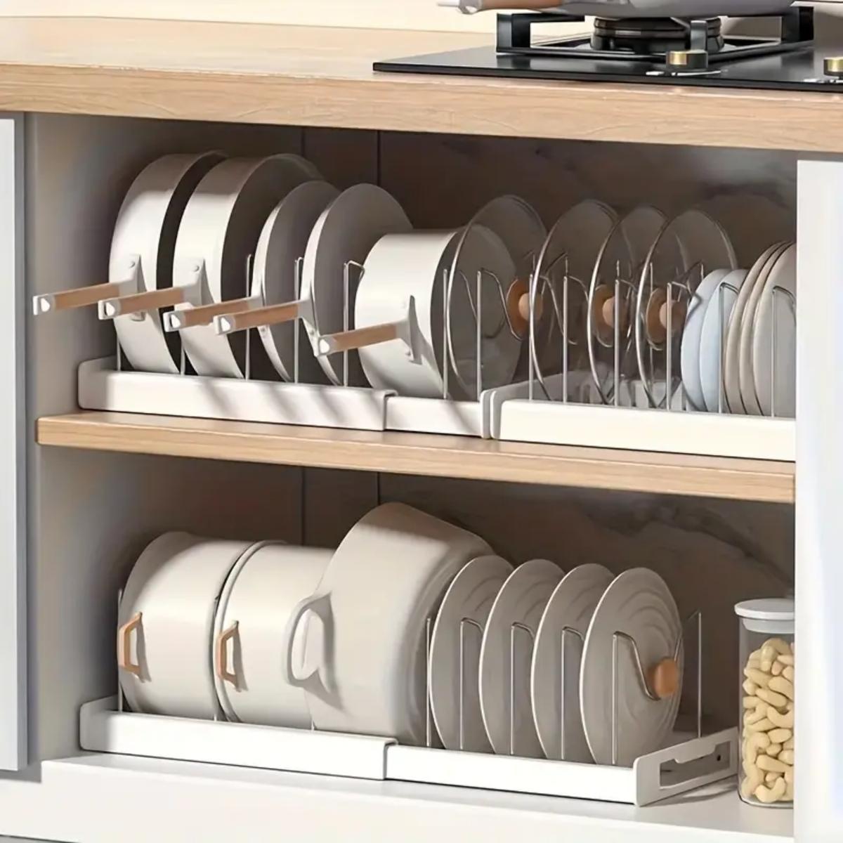Expandable Kitchen Pot Pan Org - Food Storage Cabinet For Kitchen avis et prix