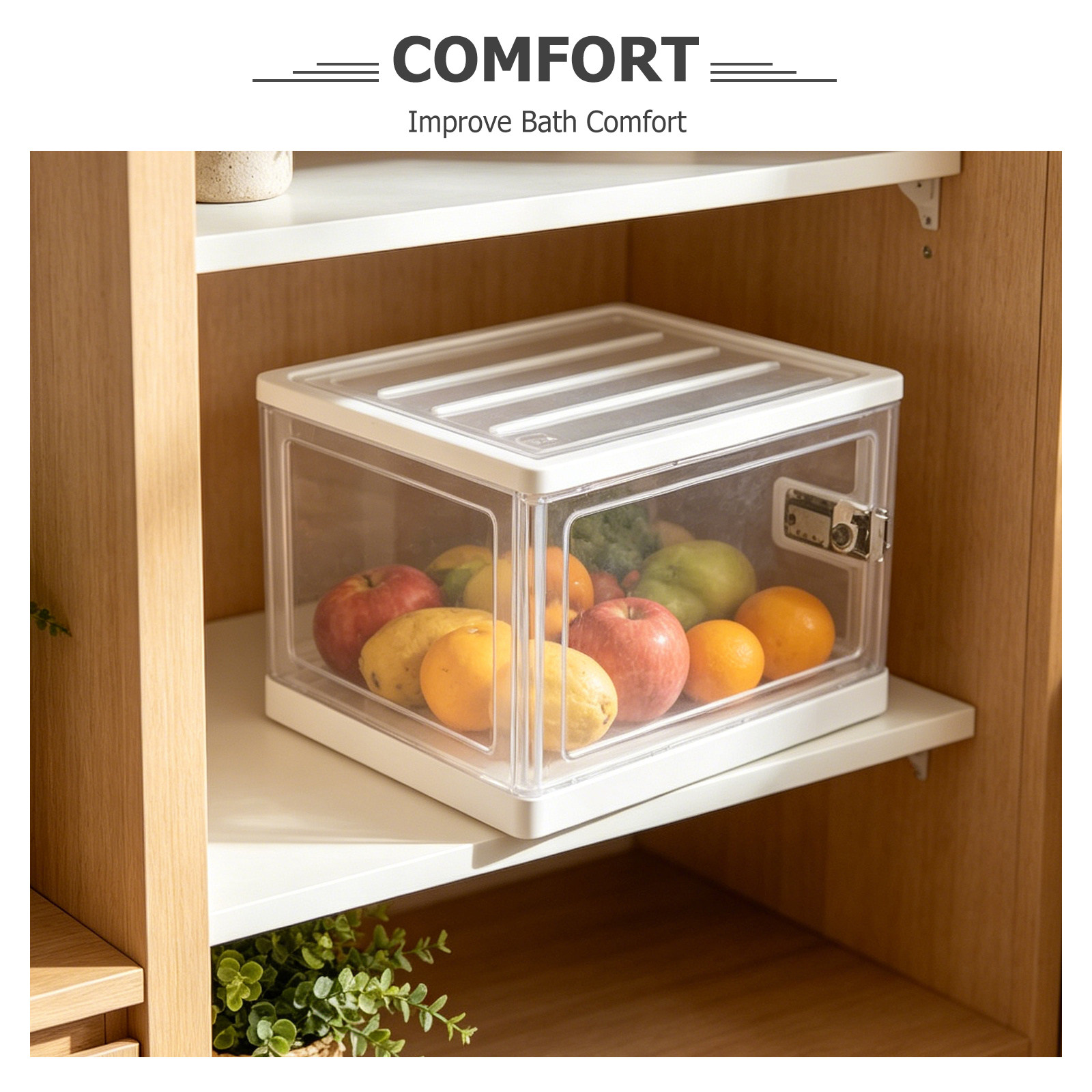 Lockable Storage Box Plastic T - Food Storage Lock Box avis et prix