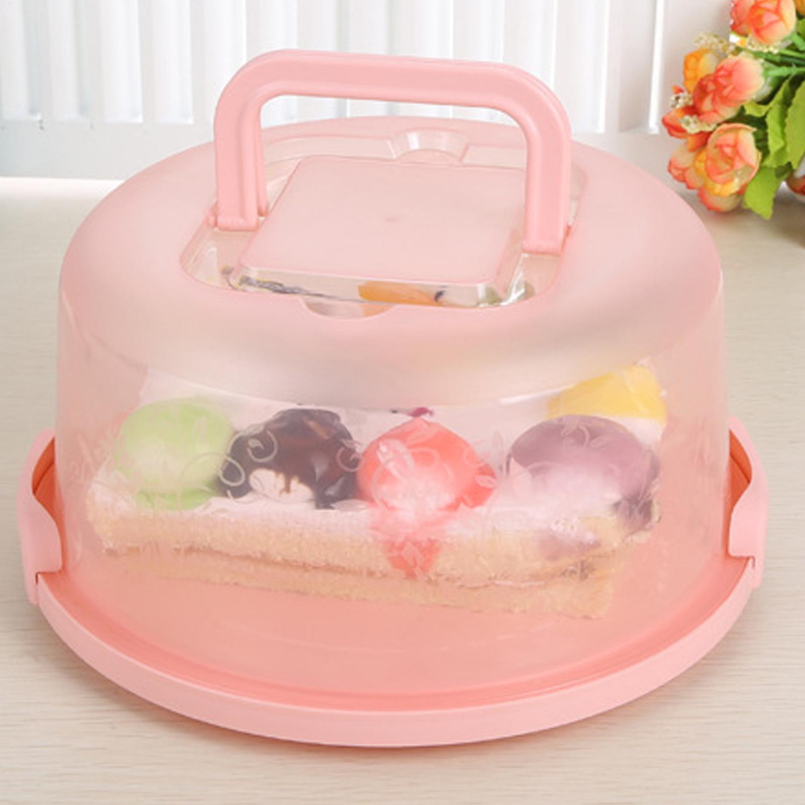 Handheld Cake Carrier Reusable - Food Storage Jars Plastic avis et prix