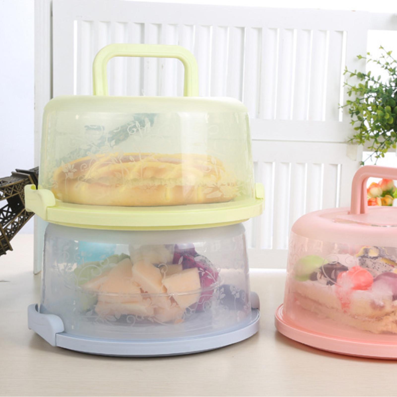 Handheld Cake Carrier Reusable - Food Storage Jars Plastic avis et prix