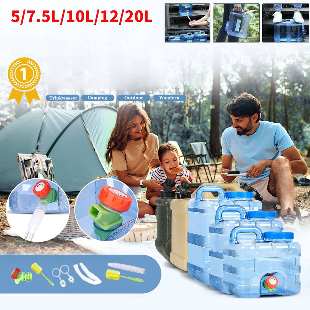 5/7.5L/10L/12/20L Water Bucket - Food Storage Camping avis et prix