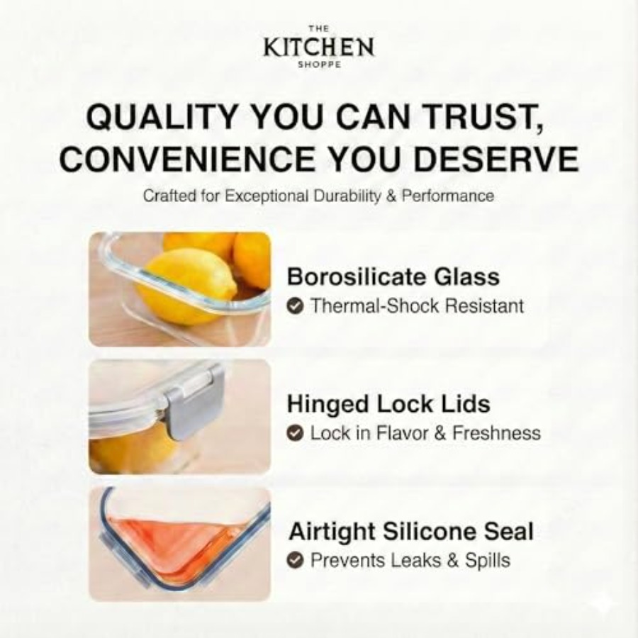 KITCHEN SHOPPE 24pc Borosilica - Food Storage In The Kitchen avis et prix