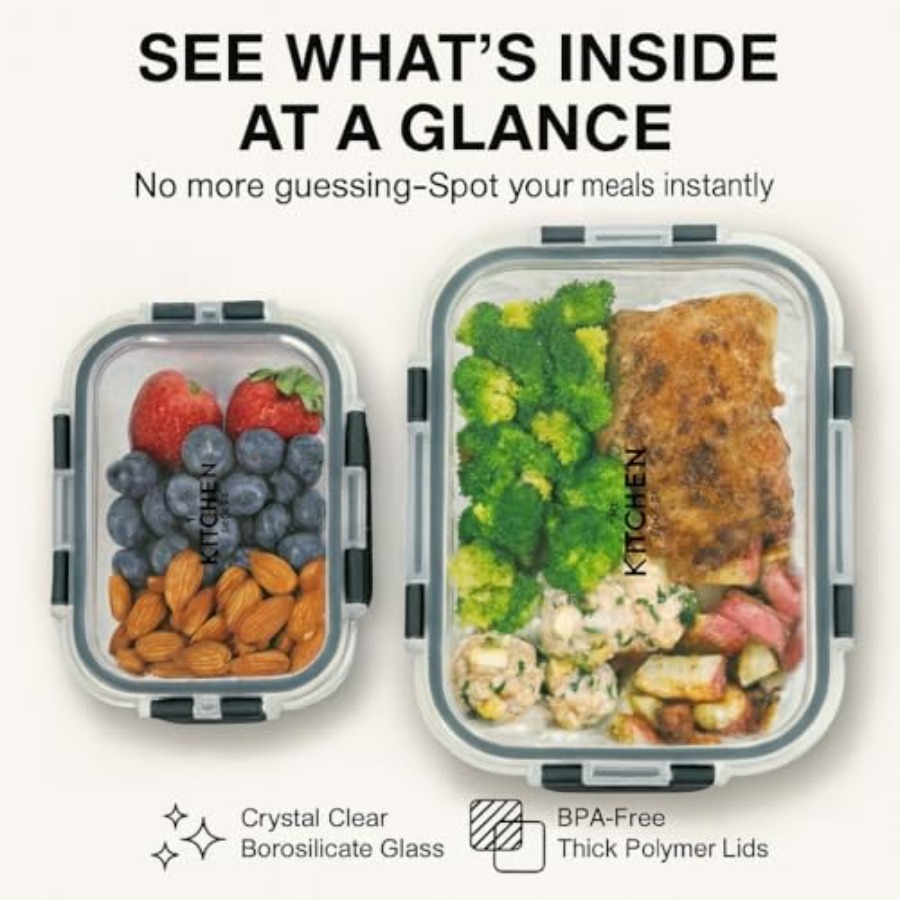 KITCHEN SHOPPE 24pc Borosilica - Food Storage In The Kitchen avis et prix