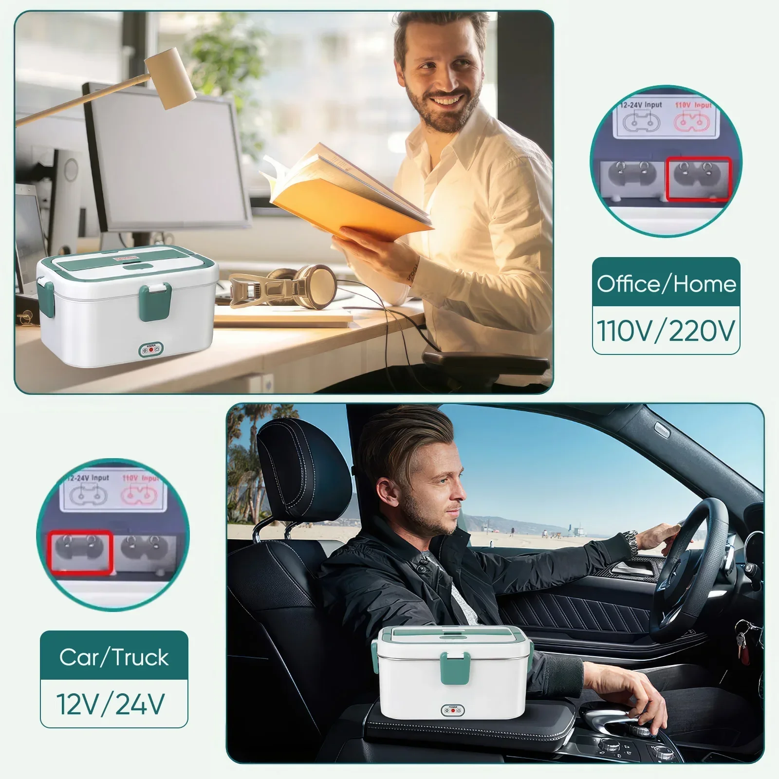 Electric Lunch Box Food Warmer - Food Storage Camping avis et prix