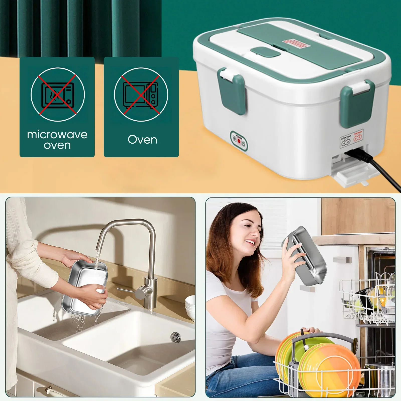 Electric Lunch Box Food Warmer - Food Storage Camping avis et prix