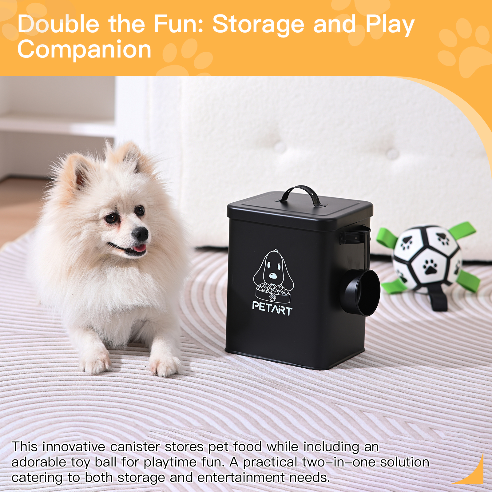 Large Capacity Pet Dog Feeders - Food Storage Dog avis et prix