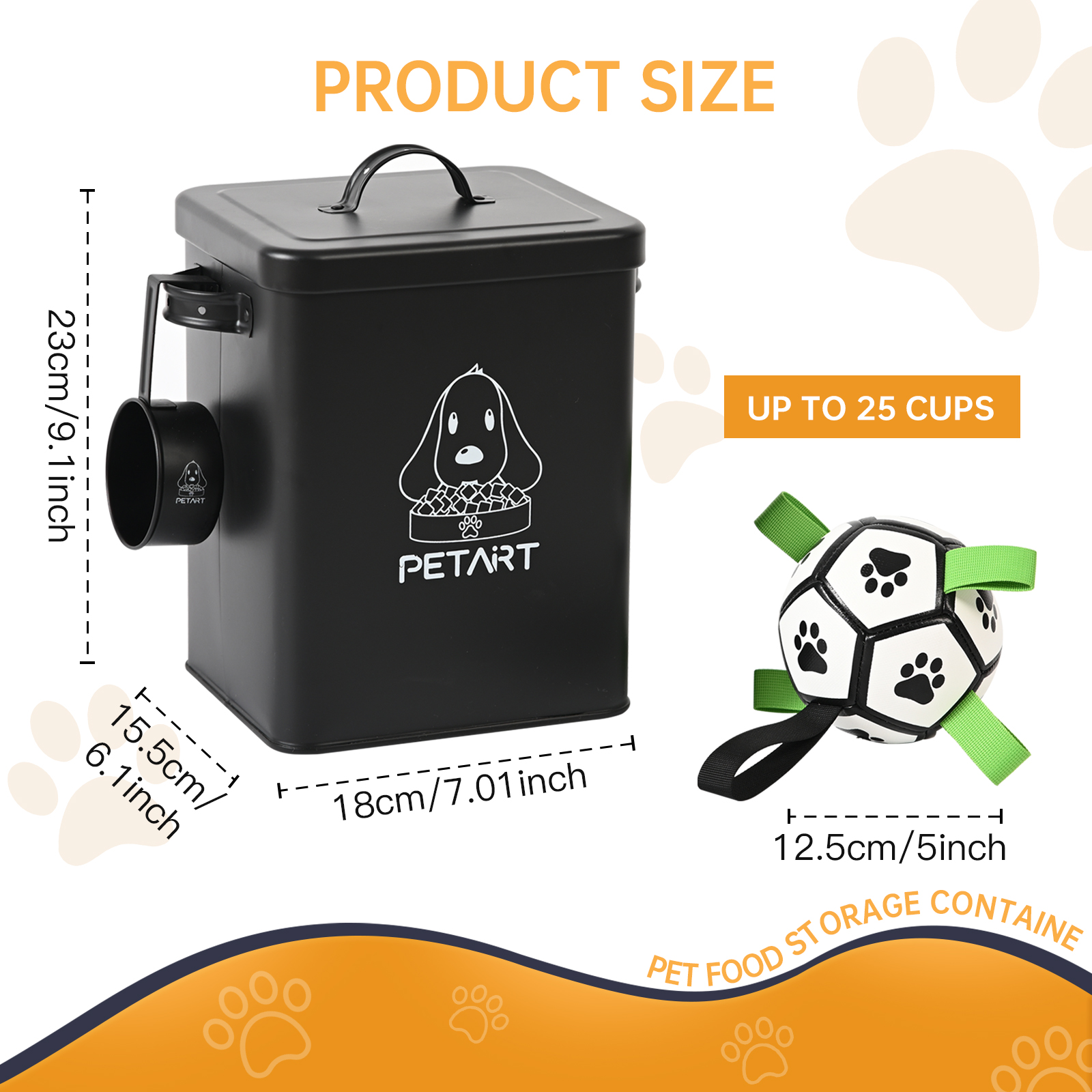 Large Capacity Pet Dog Feeders - Food Storage Dog avis et prix