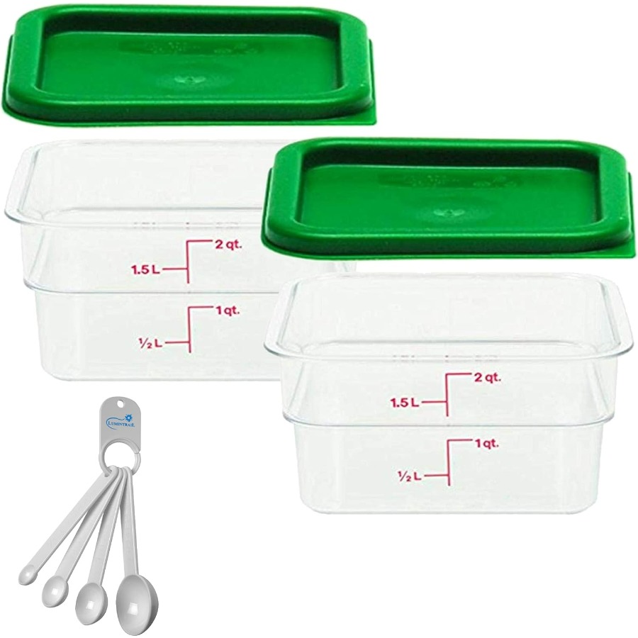 Cambro Polycarbonate Square 2  - Food Storage Quart Containers avis et prix