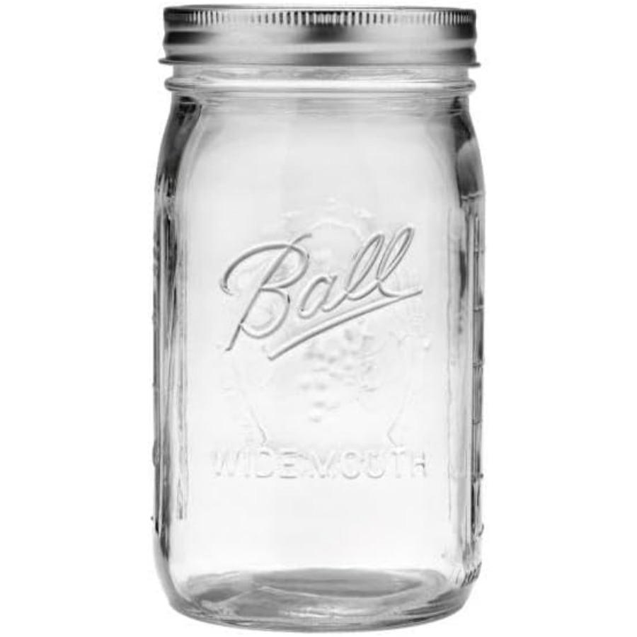 Wide Mouth Clear Glass Canning - Mason Jar Wide Mouth avis et prix