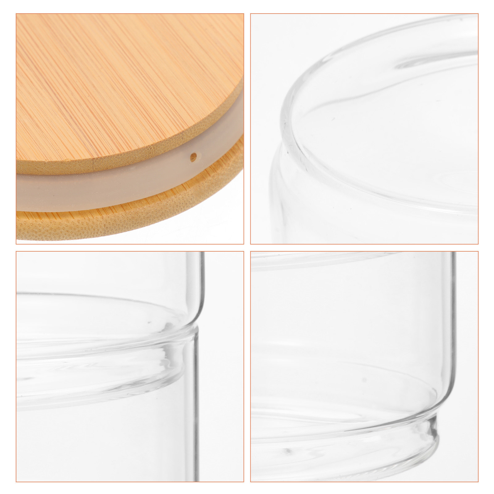 1Set Clear Heavy-Duty Glass Se - Food Storage Jars Plastic avis et prix