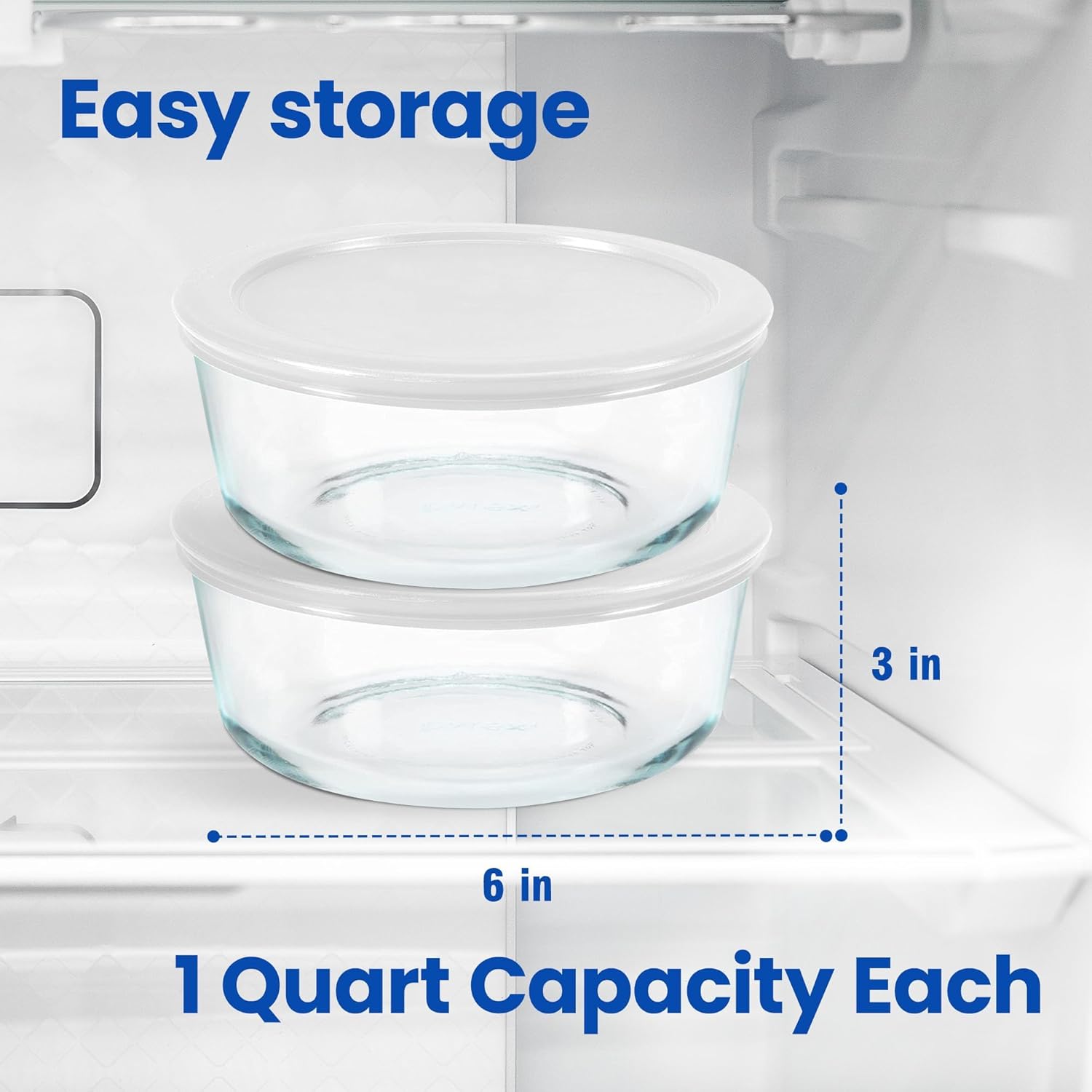 Yogurt Containers 2 Pack, 1-Qu - Food Storage Quart Containers avis et prix