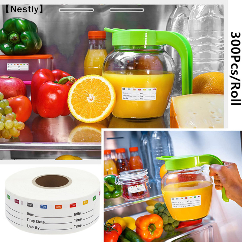 300Pcs/Roll Kitchen Date Food  - Food Storage Expiration Dates avis et prix