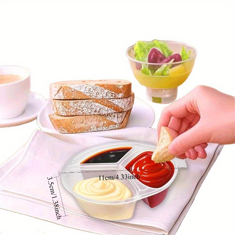 Round 3-Compartment Disposable - Food Storage For Restaurant avis et prix