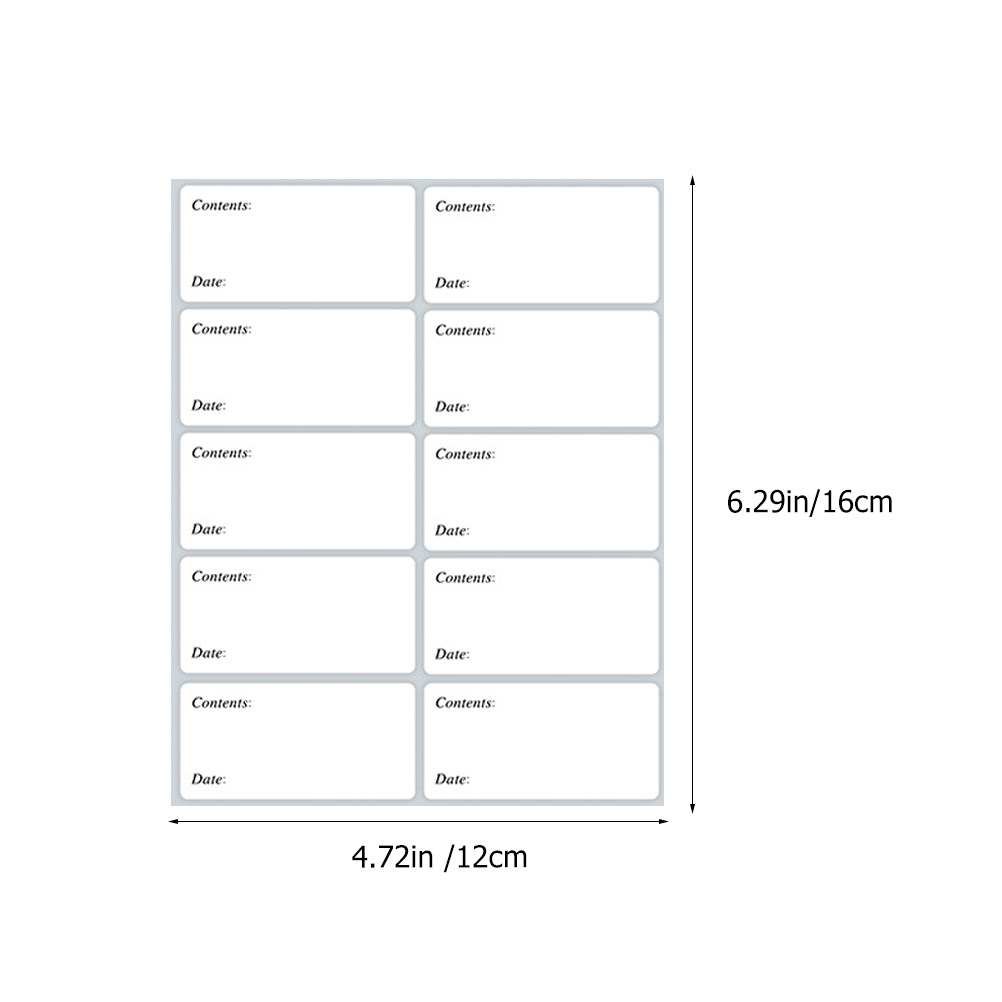 40 Sheets Food Labels Blank Po - Food Storage Expiration Dates avis et prix
