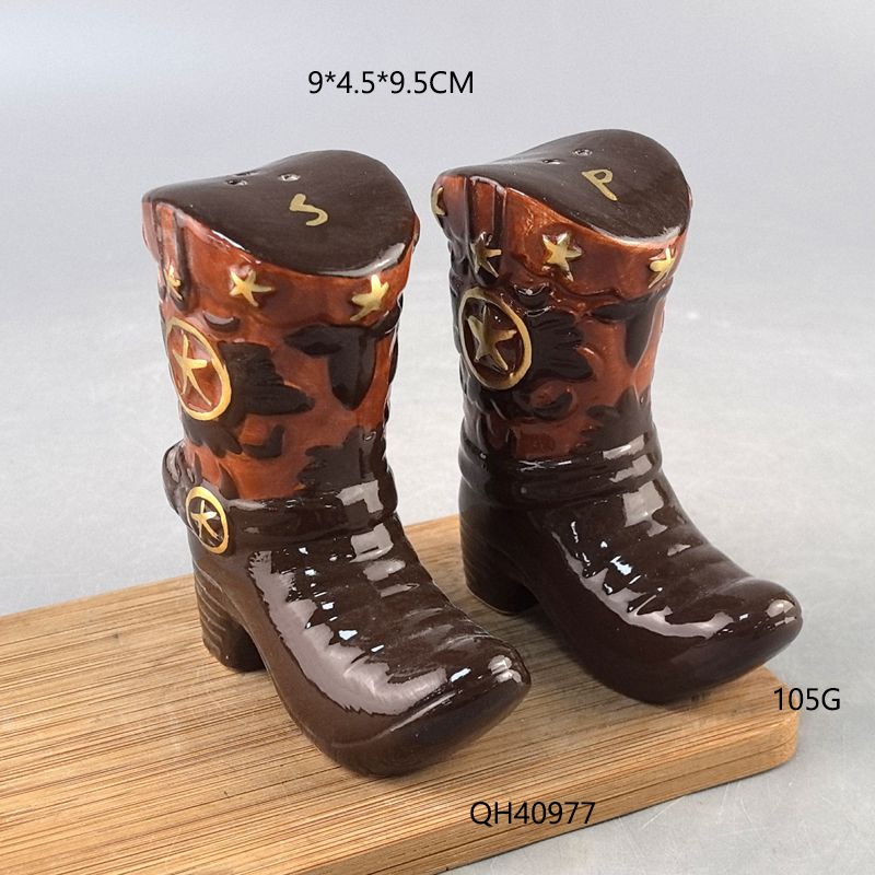 Vintage Boots Ceramic Spice Ja - Food Storage Utensils avis et prix