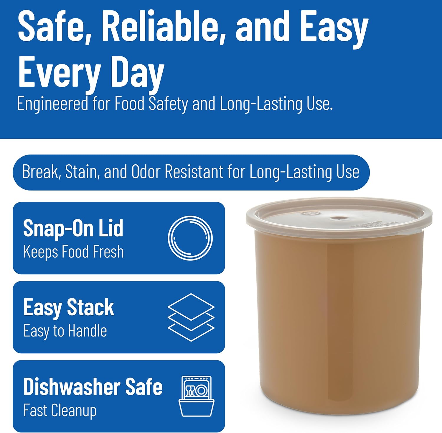 Classic Round Storage Containe - Food Storage Restaurant avis et prix