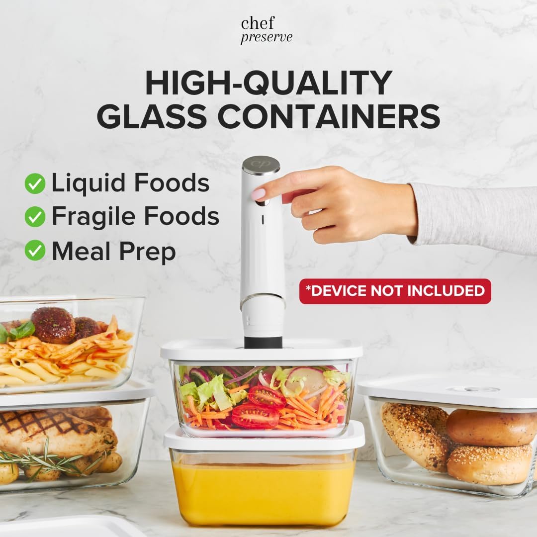 Vacuum Seal Glass Containers S - Food Storage Vacuum Seal avis et prix