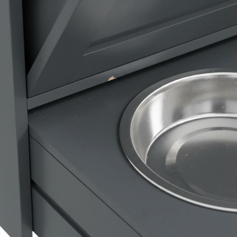 Pet Feeder Station Storage Cab - Food Storage Dog avis et prix