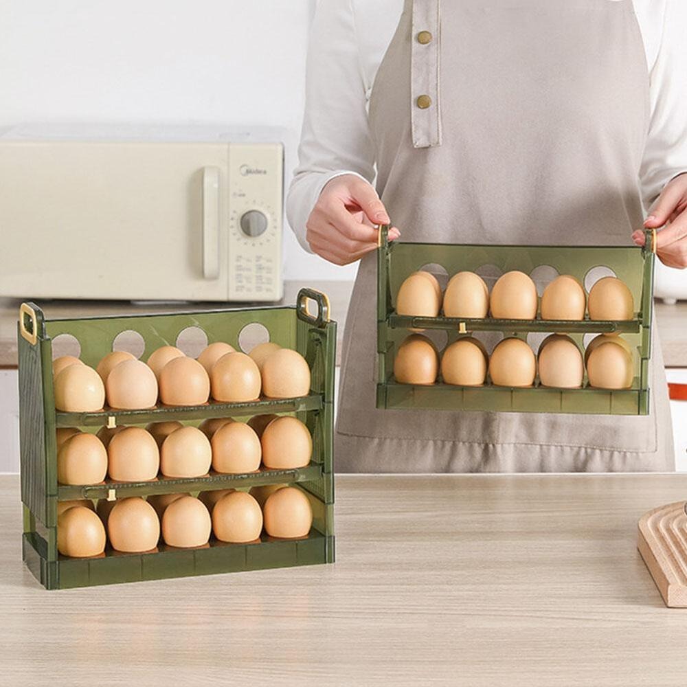 Egg Box Storage Box Side Door  - Food Storage Cabinet For Kitchen avis et prix