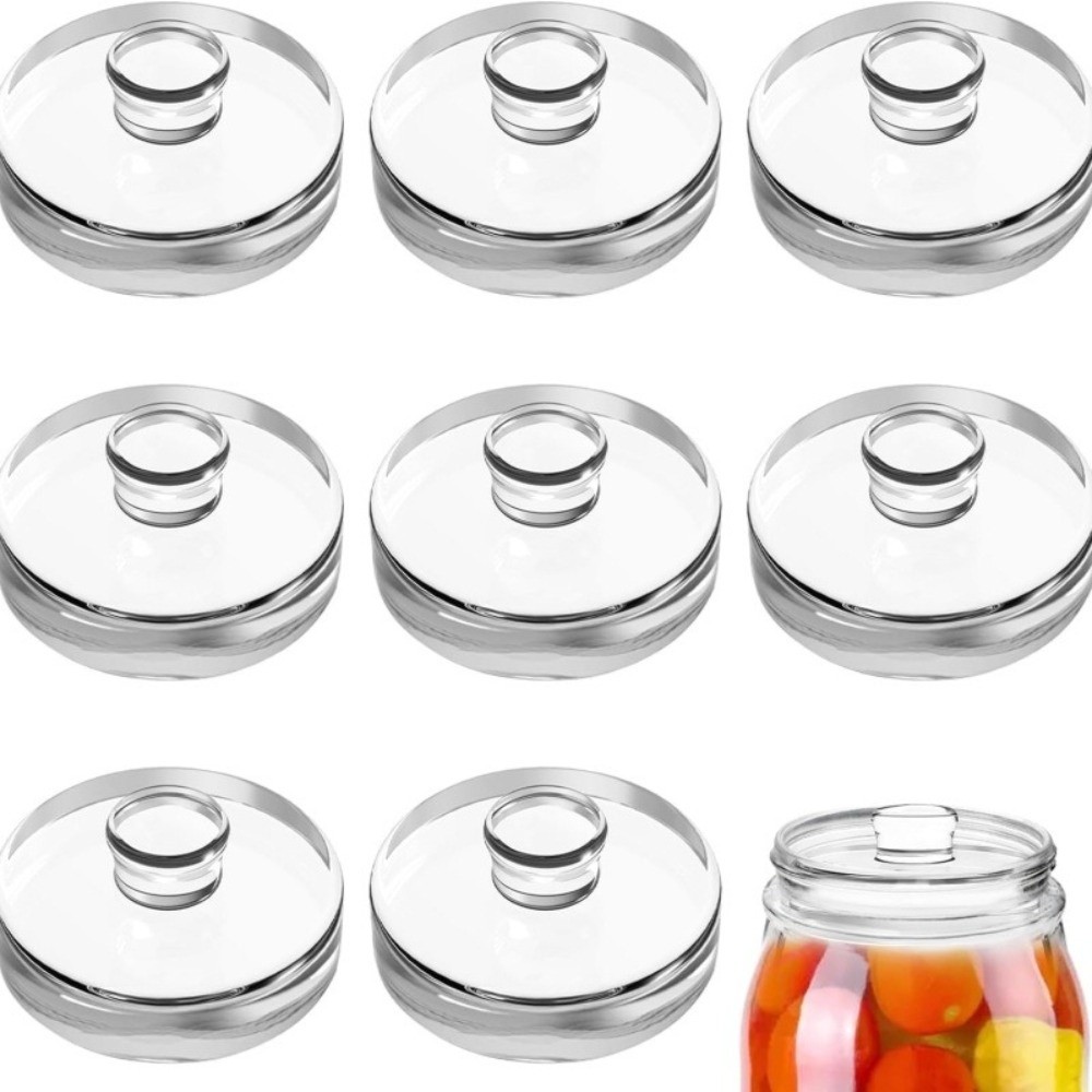 Fermented Glass Weights Clear  - Mason Jar Wide Mouth avis et prix