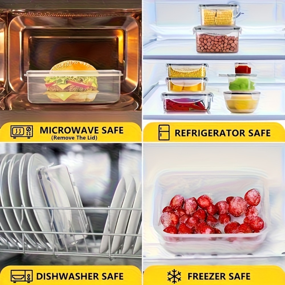 Set BPA-Free Airtight Food Con - Food Storage Jars Plastic avis et prix