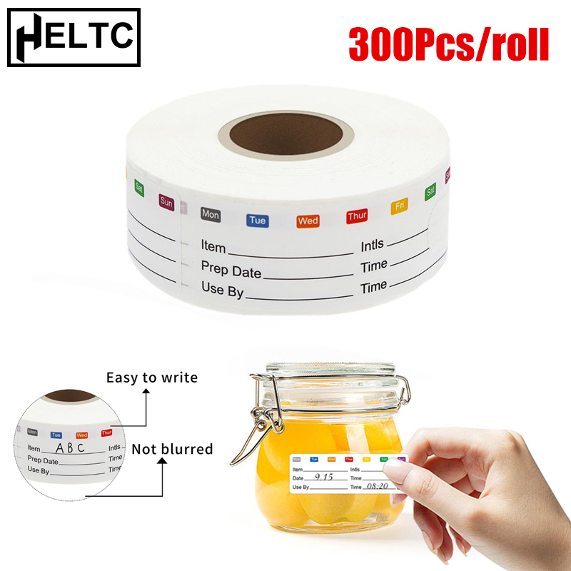 300Pcs/Roll Kitchen Date Food  - Food Storage Expiration Dates avis et prix