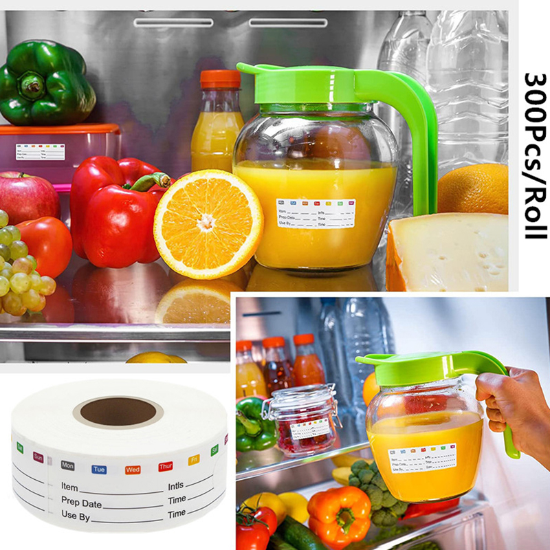 300Pcs/Roll Kitchen Date Food  - Food Storage Expiration Dates avis et prix
