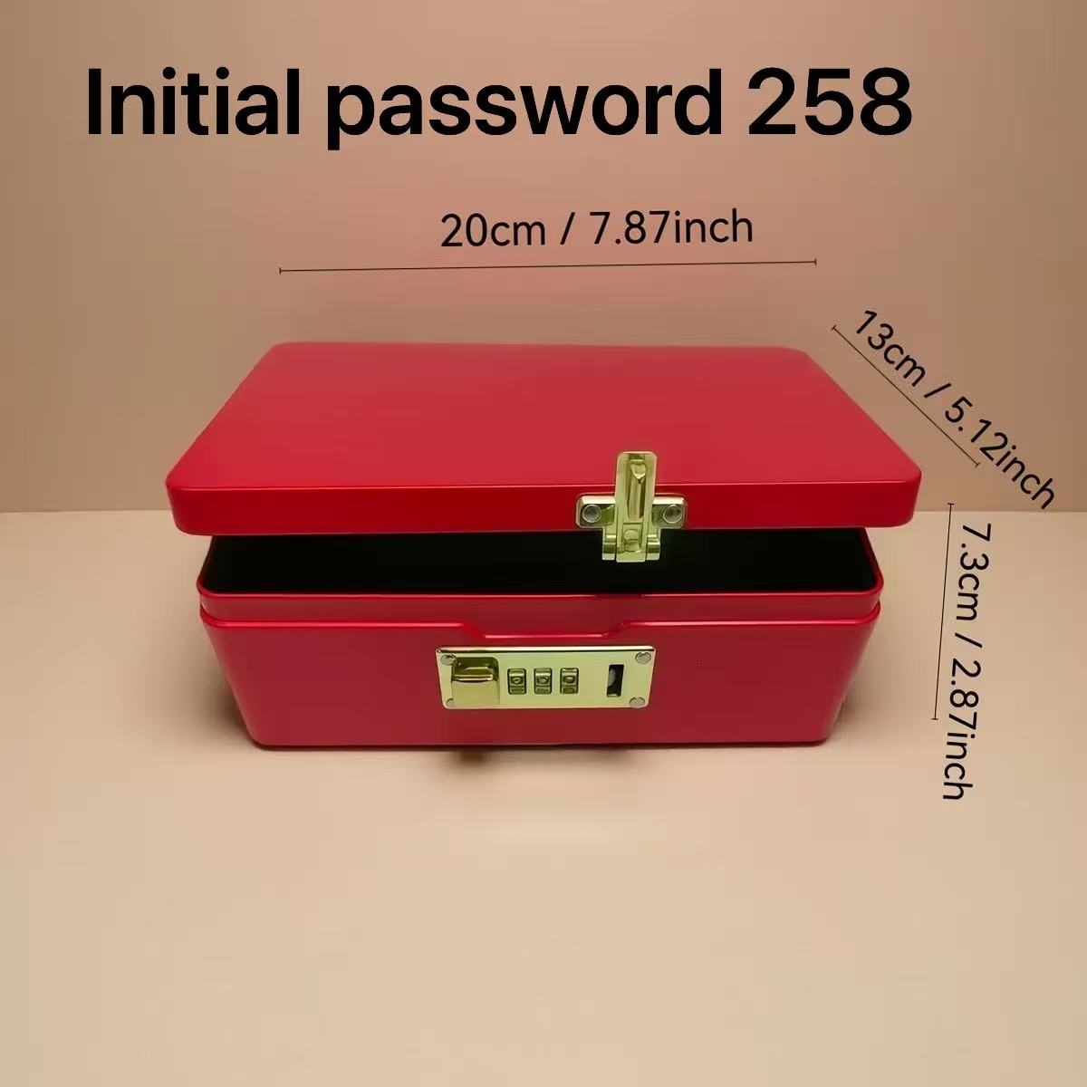 Red Password-Locked Storage Ir - Food Storage Lock Box avis et prix