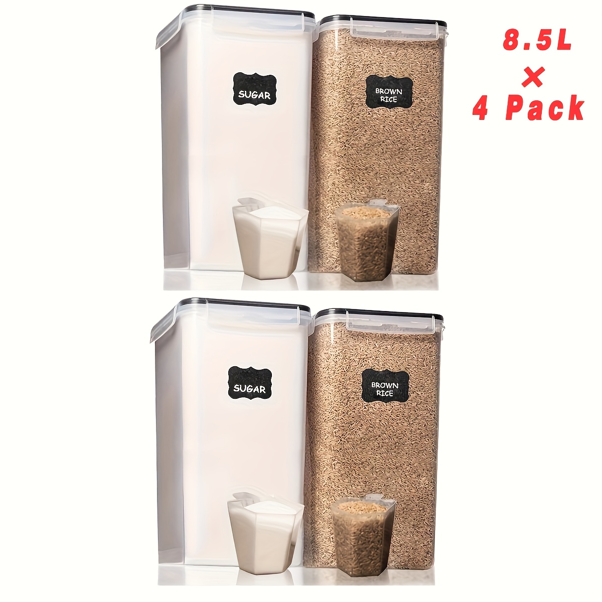 2/4/6pcs 8.5L/287Oz, Extra Lar - Food Storage The Range avis et prix