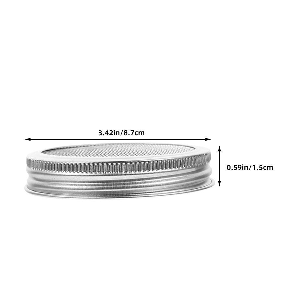 6Pcs Stainless Steel Sprouting - Mason Jar Wide Mouth avis et prix