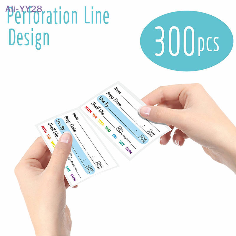 【YY28】300Pcs/Roll Kitchen Food - Food Storage Expiration Dates avis et prix