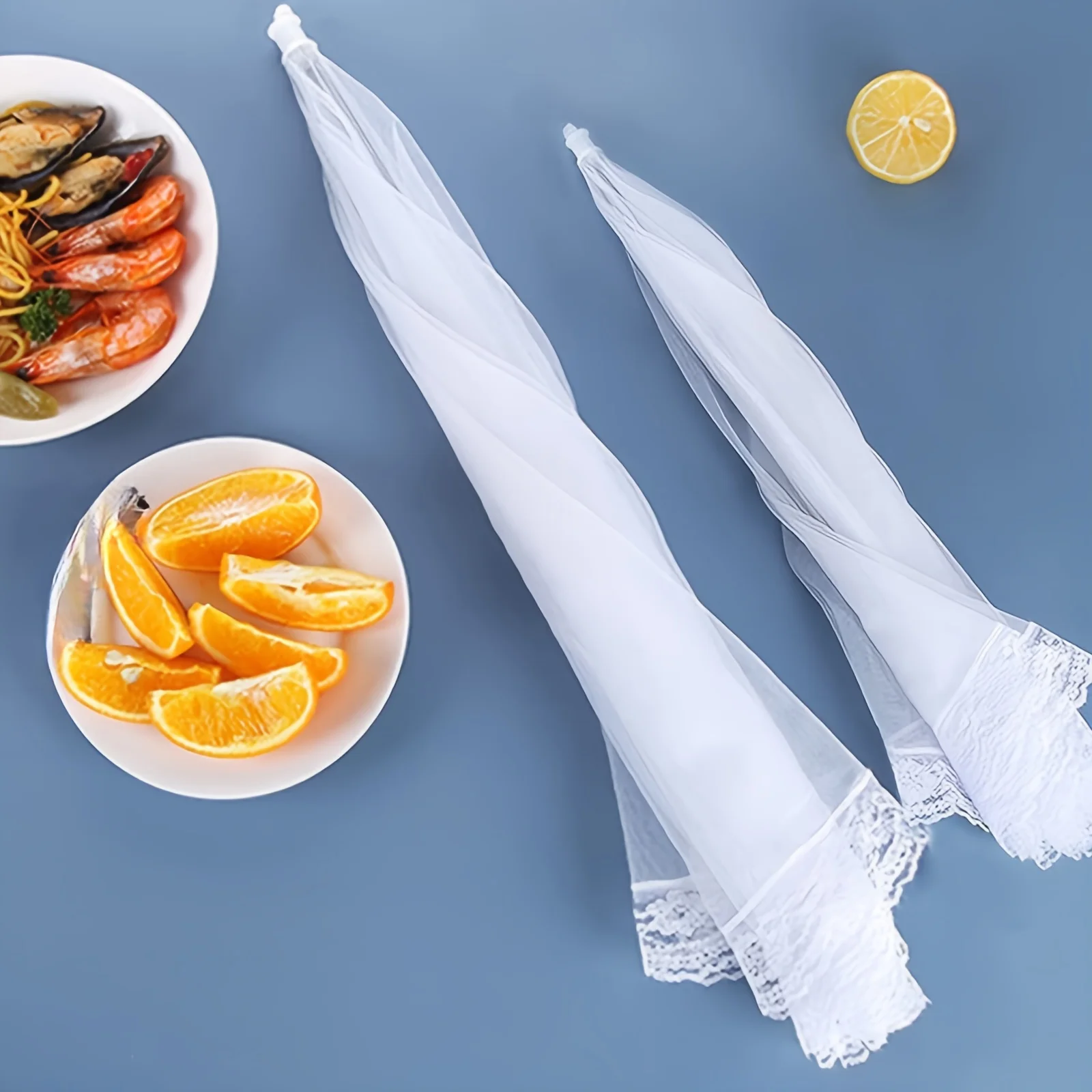 Large pop-up white mesh food c - Food Storage Net avis et prix