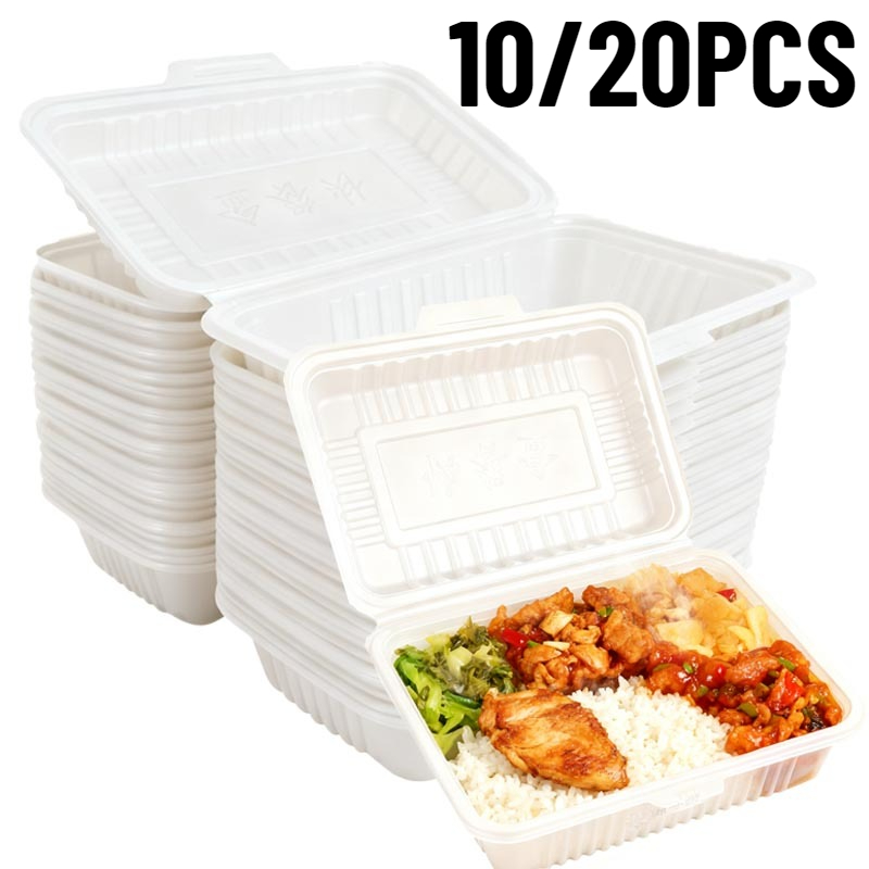 10/20PCS Disposable Lunch Boxe - Food Storage For Restaurant avis et prix