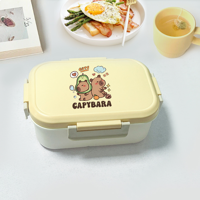 Capybara Bento Lunch Box Carto - Food Storage In The Kitchen avis et prix