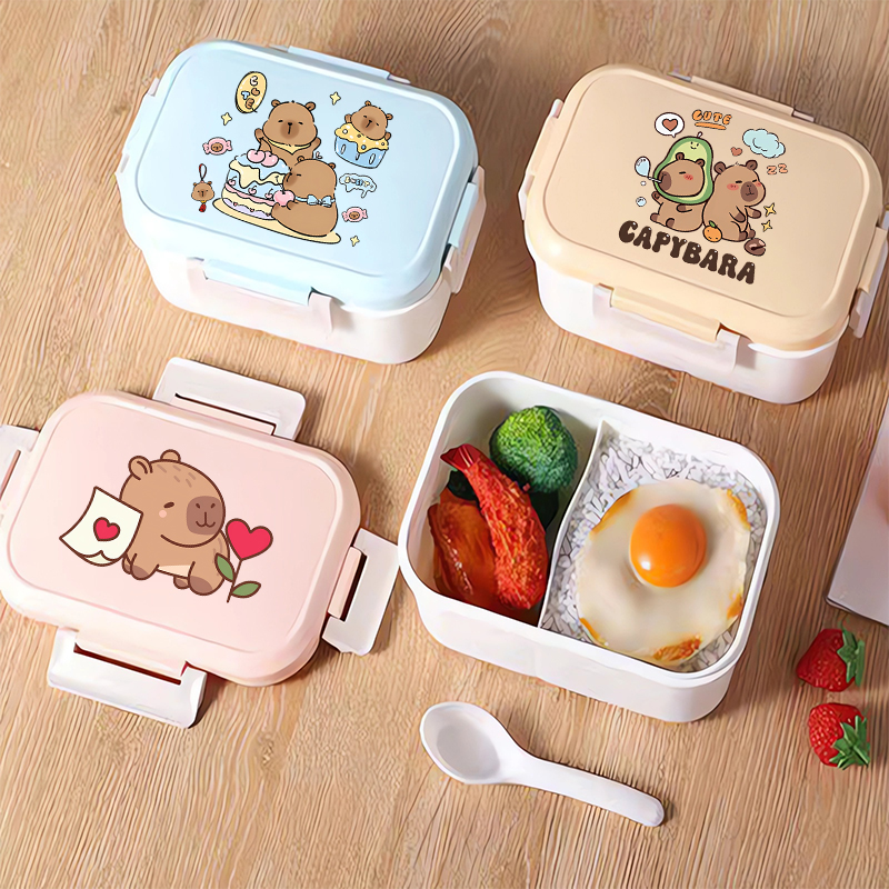 Capybara Bento Lunch Box Carto - Food Storage In The Kitchen avis et prix