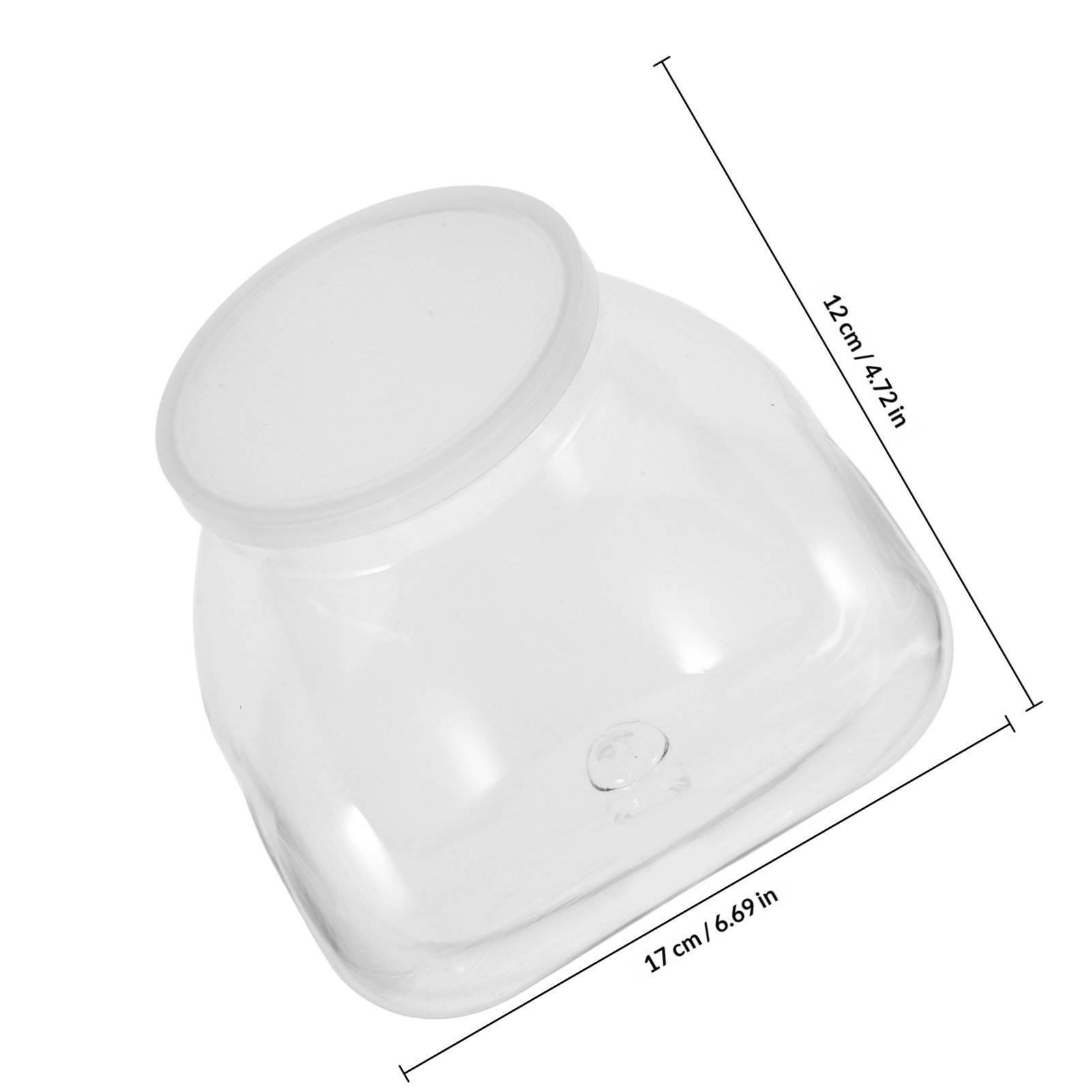 Wide Mouth Plastic Storage Jar - Food Storage Jars Plastic avis et prix