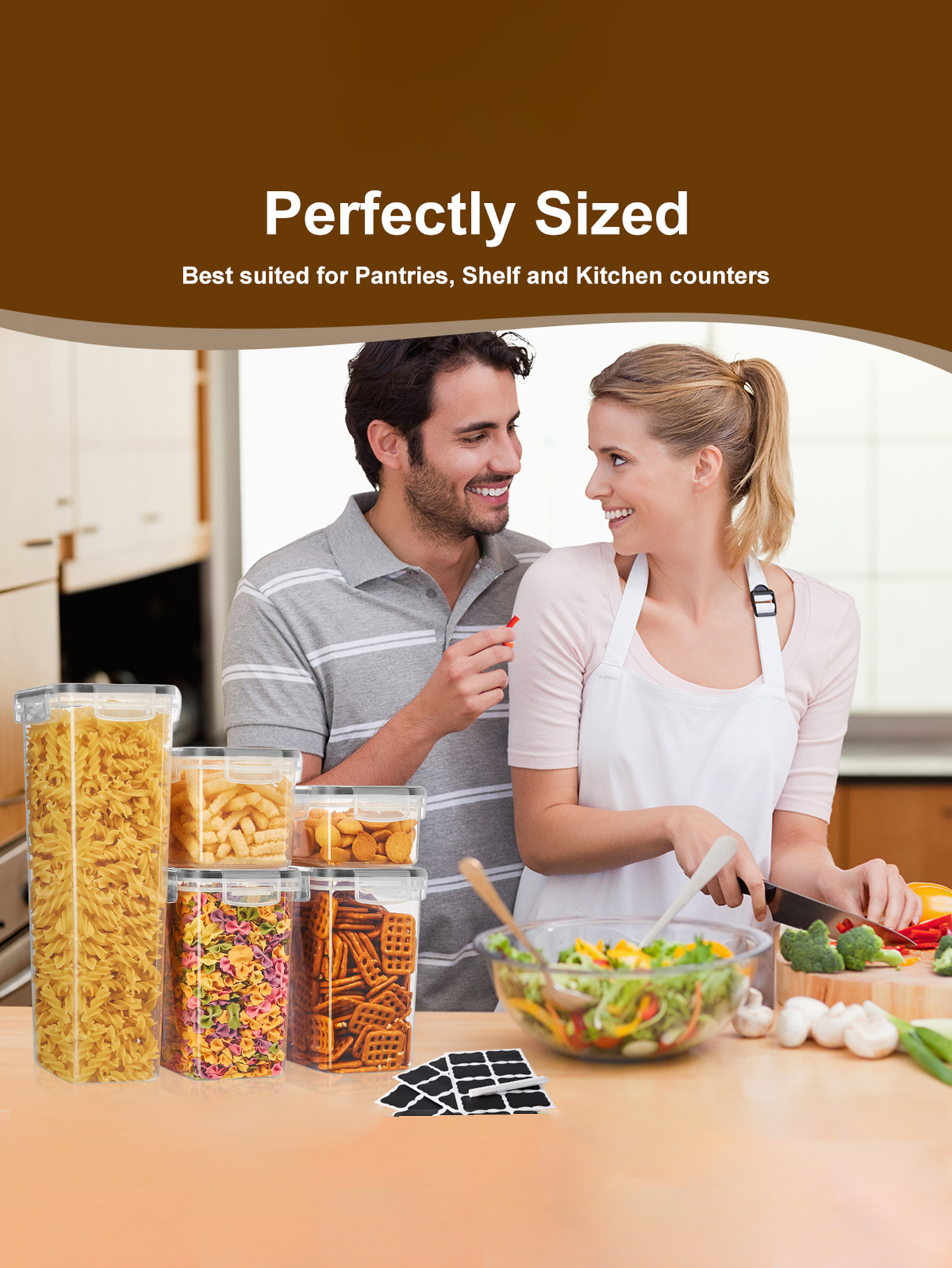 48pcs,Sealed food storage cont - Food Storage Jars Plastic avis et prix