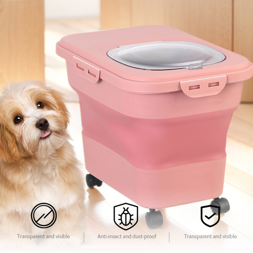 Collapsible Dry Cat Food Box 2 - Food Storage Dog avis et prix