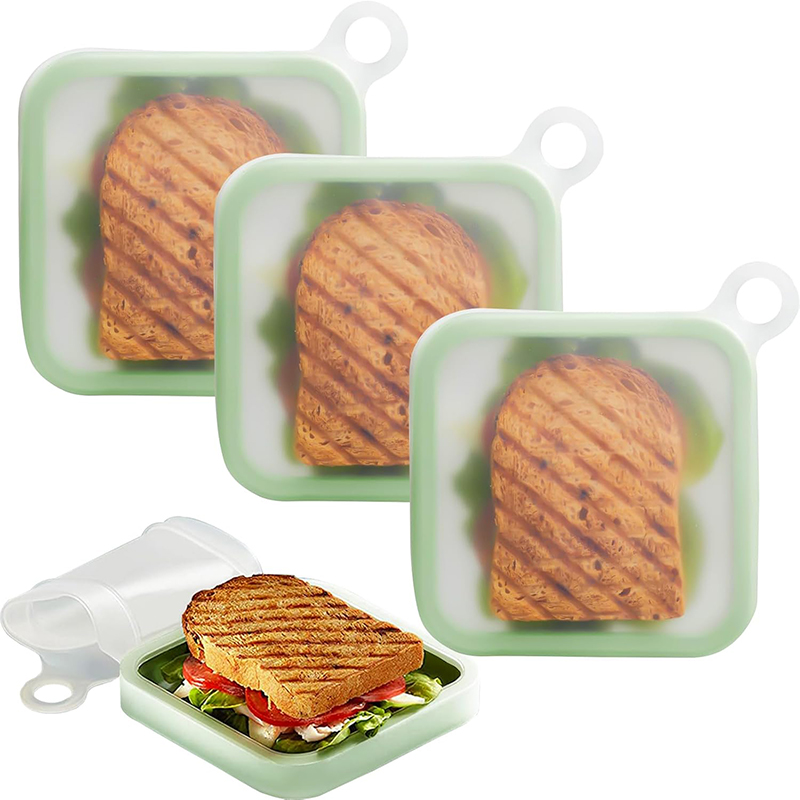 Silicone Sandwich Toast Bento  - Food Storage Silicone Bags avis et prix