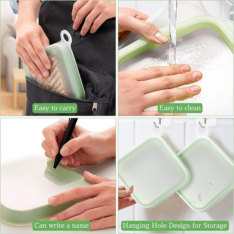 Silicone Sandwich Toast Bento  - Food Storage Silicone Bags avis et prix