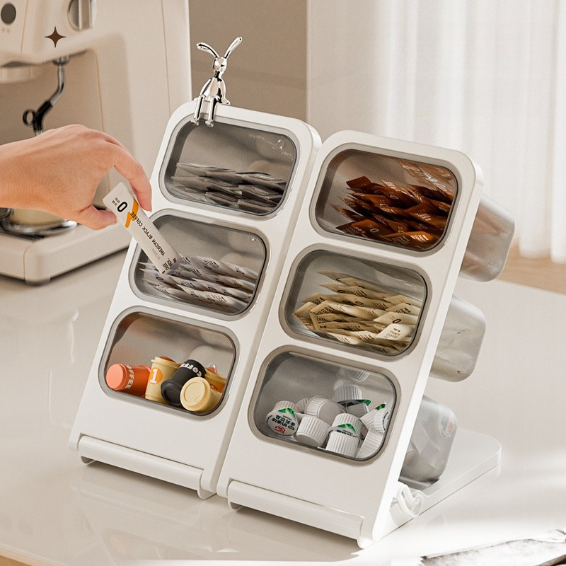 3 Tier Tea Bag Organizer Plast - Food Storage Cabinet For Kitchen avis et prix
