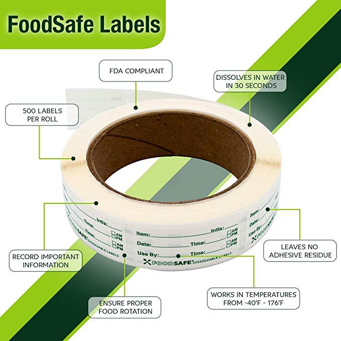 250pcs Food Labels for Contain - Food Storage Expiration Dates avis et prix