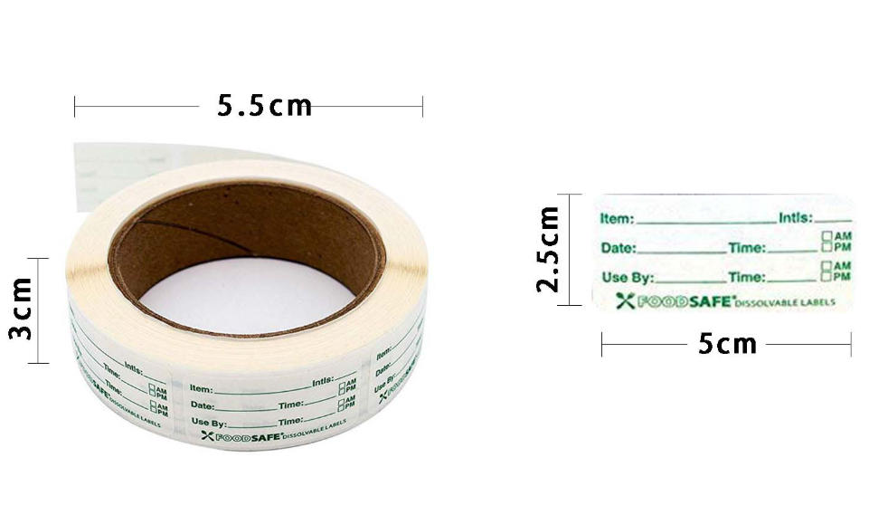 250pcs Food Labels for Contain - Food Storage Expiration Dates avis et prix